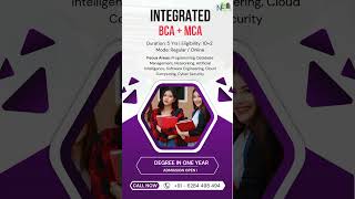 Integrated BCA + MCA Program–Fast-Track (One-Year Degree)