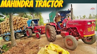 Tractor video | Struggling Mahindra 475 tractor with heavy loaded paddy trolley | Palleturi Village
