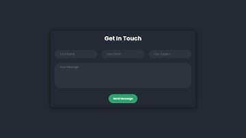 How To Make a Contact Form Using HTML CSS & Bootstrap | HTML CSS Bootstrap Contact Form @raselcoder