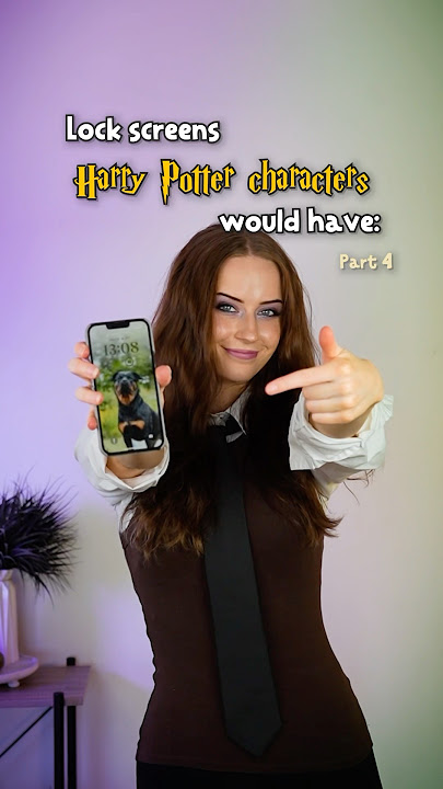 Lock screens that Harry Potter characters would have (Part 4)