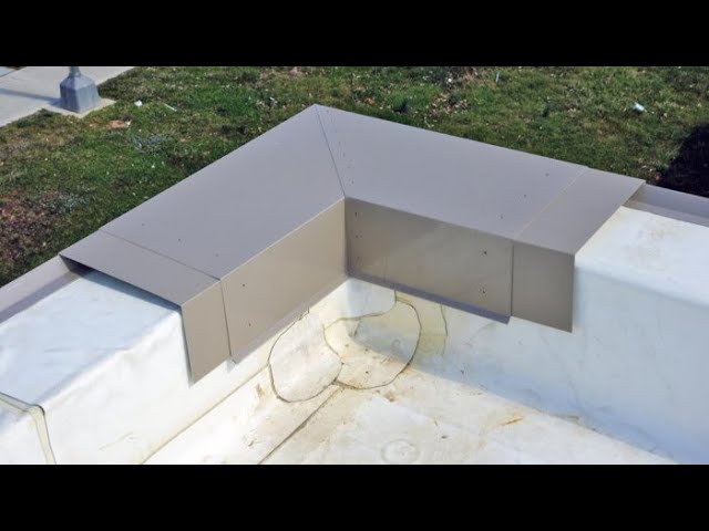 HOW TO INSTALL METAL COPING! 