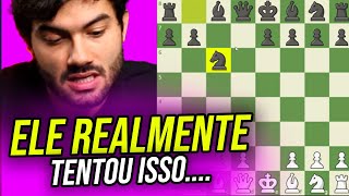 Esse MALUCO tentou ME VENCER com uma defesa HORRÍVEL!!! SpeedRun Xadrez Online #ep105