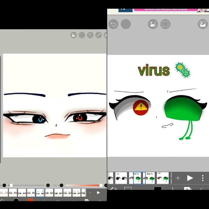 Eye Duet With @syaurah_official Spokey (Remake) #animation #art #eyeduet #duet #drawing  #eyeart
