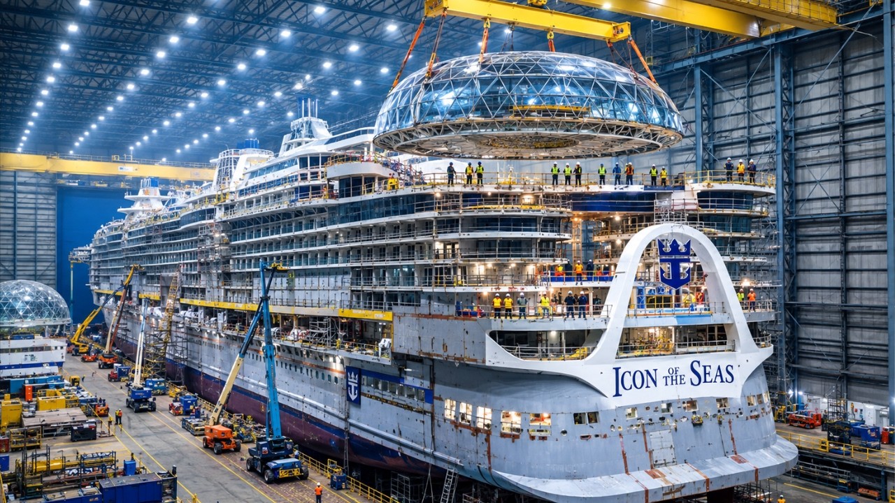 How Icon of the Seas Was Made — The Incredible Engineering Behind the Giant!
