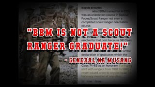 HINDI SCOUT RANGER GRADUATE SI BBM!---General na Musang