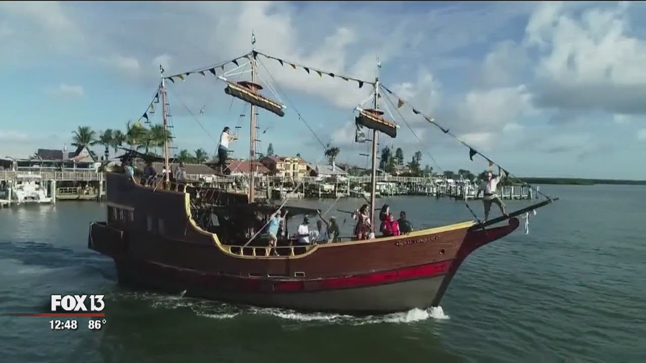 See Florida's wildlife from the Pirate Ship, Dolphin Quest at John's Pass