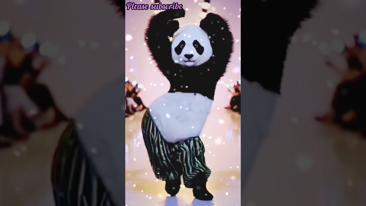 “Dancing Panda Bear 🐼💃 | Funny Bear Dance Shorts 😂”