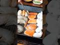 Sizzling seafood grill! 🔥 Salmon, shrimp & mussels #shorts #food #tips