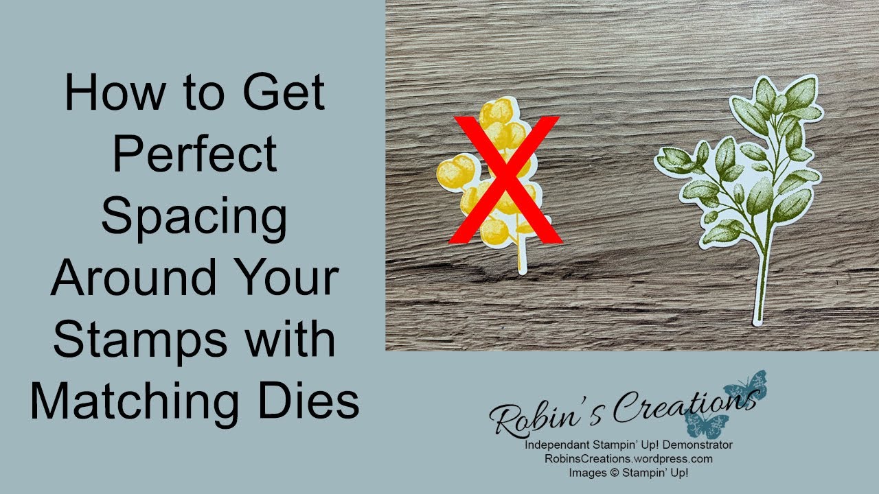 How to Get a Perfect Border Around Stamps with Matching Die Cuts