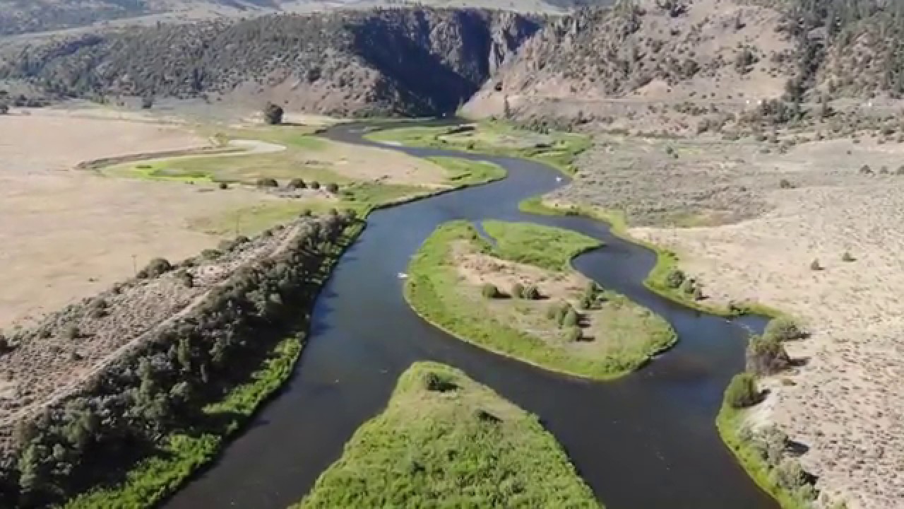 Drone Colorado River at Pump House