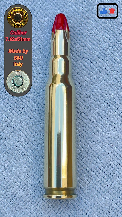 🟡7.62x51mm | .308 BLANK | #reloadingandmore