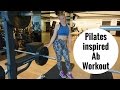 5mins AB Workout | Pilates Inspired | iskra