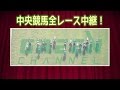 「中央競馬全レース中継/中央競馬パドック中継」2017番宣通年版