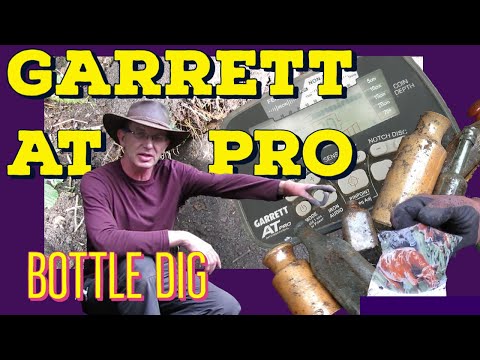 How to find a bottle dump with the Garrett AT Pro metal detector.