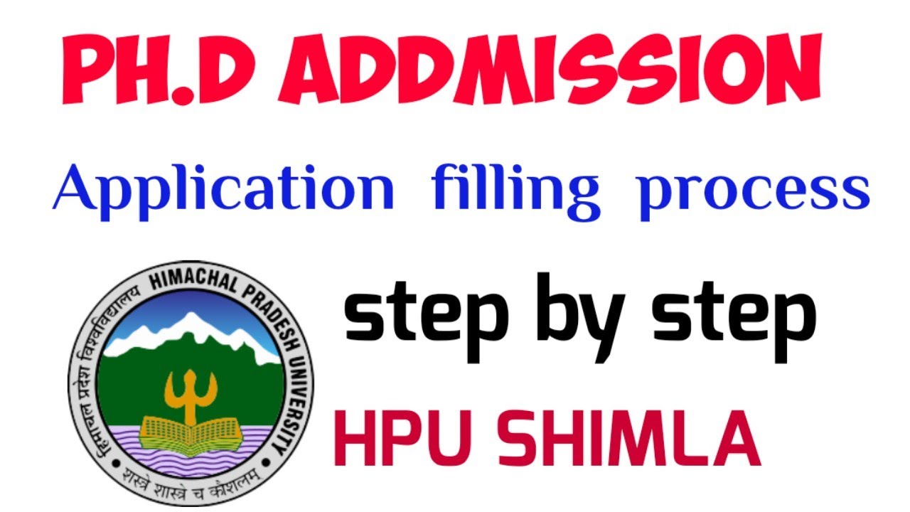 hpu phd online form