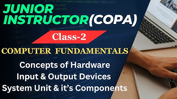 JUNIOR INSTRUCTOR | computer operator and programming assistant| kerala psc| copa | class 2