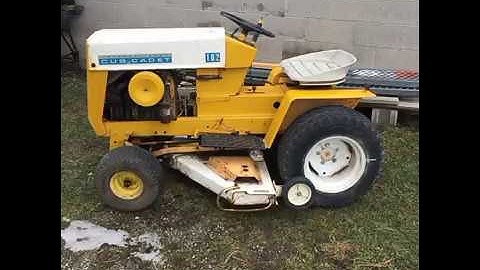 1966 Cub Cadet 102 Restoration Part 1
