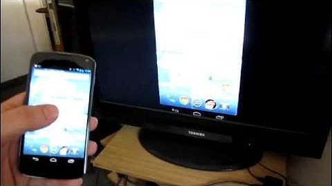 Miracast on Nexus 4 with PTV3000 - 1