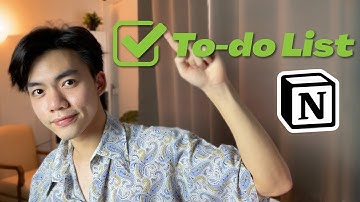 จด To-Do List ด้วย Notion ✅ พร้อมเทคนิคจัดการเวลาเพิ่ม Productivity | bomyanapat