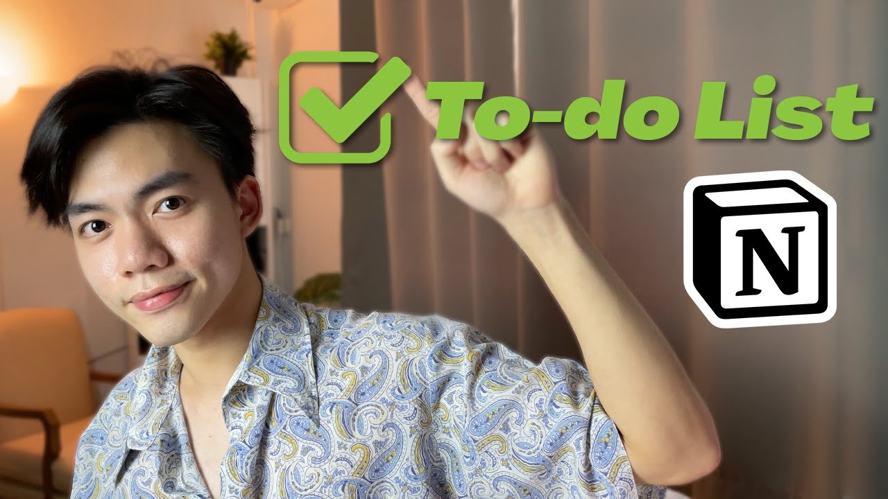 จด To-Do List ด้วย Notion ✅ พร้อมเทคนิคจัดการเวลาเพิ่ม Productivity | bomyanapat