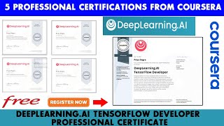Coursera Professional Certification | Deep Learning Free Course with Certificate