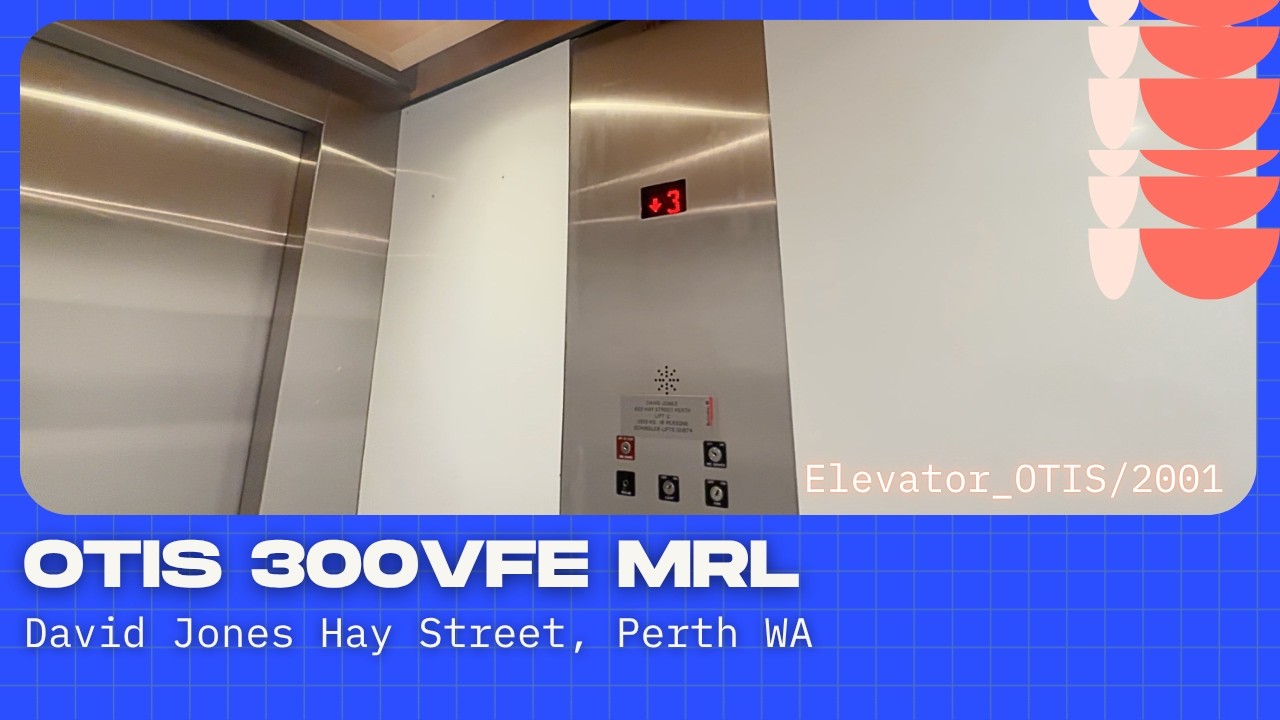 Otis 300VFE Elevator | David Jones Hay Street Mall, Perth WA