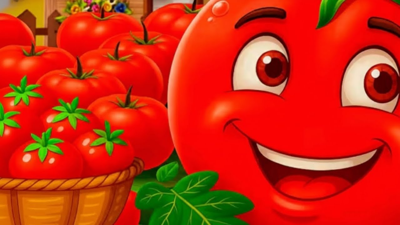 Aaha Tamatar Bada Majedar 🍅 | Fun Hindi Kids Rhyme | Nursery Song