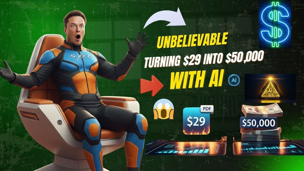 AI Course Creation Secret: Turn $29 PDFs into $50K/Month 🚀 (No Skills Needed!)" Smart Wealth Income"