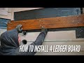 How To Install A Ledger Board || Dr Decks