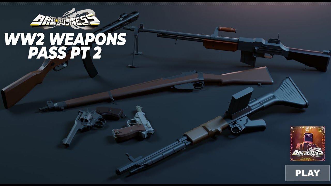 Roblox Bad Business WW2 Weapons Review