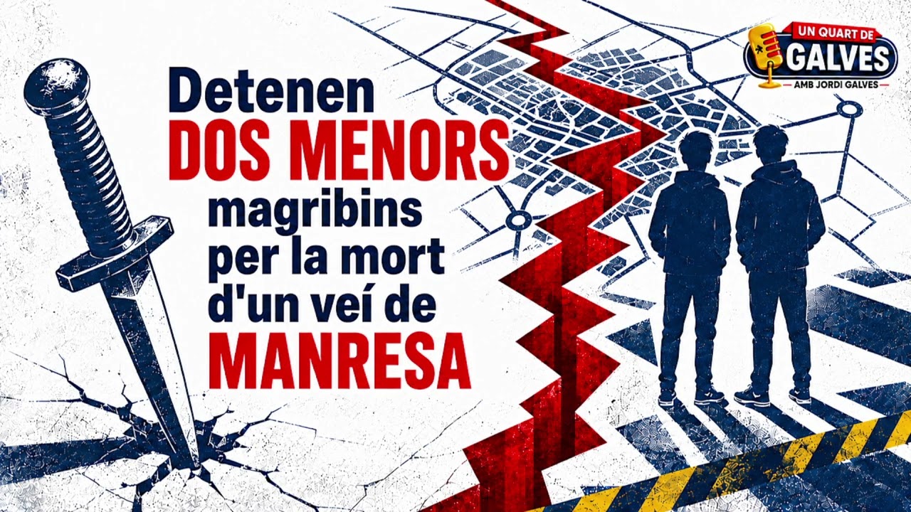 Detenen dos menors magribins per la mort d'un veí de Manresa. Indignació i por /2026 09 01
