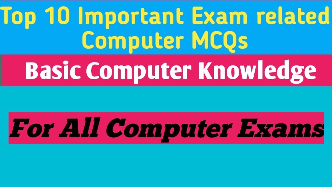 Basic knowledge of Computer|Fundamental of Computers|Top 10 Important ...