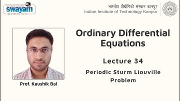 Lecture 34 : Periodic Sturm Liouville Problem