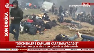 Göçmenler Sınırda İzdiham Yarattı, Sayı Gitgide Artıyor / A Haber A Haber