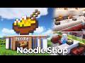 ⛏️ Minecraft Tutorial :: How to build a Noodle Shop 🍜 [마인크래프트 라면 가게 만들기 건축강좌]
