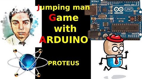 Jumping man game | Proteus | Arduino