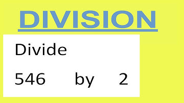 Divide     546      by     2