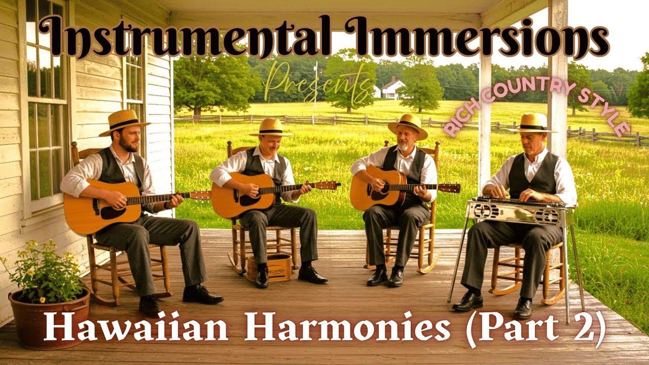 Hawaiian Harmonies (Part 2) | Instrumental Immersions | Tranquil Country Lap & Steel Guitars
