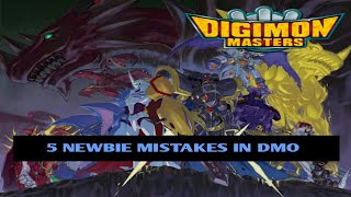 DMO | 5 Newbie Mistakes in DMO | Omegamon Server