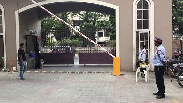 Boom barrier at Surya complex done by Krishna home automation +919016042525