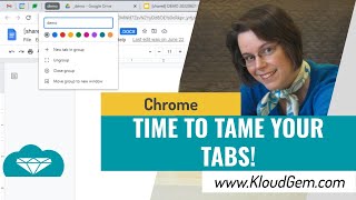 Time to tame your tabs! | KloudGem