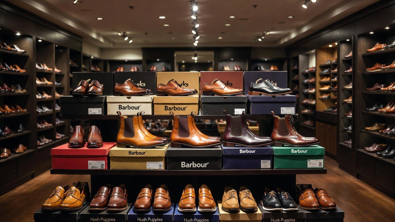 Branded leather shoes 100% original shipment new leather shoes and boots collection 