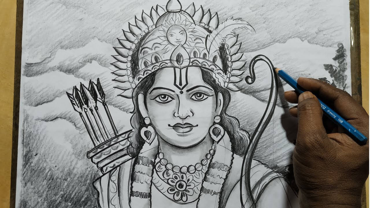 A sketch of Shree Ram