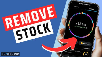 How To Remove Stock From a Pie On Trading 212 (Export from pie)