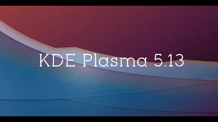 Установка KDE Plasma 5.13 в Kubuntu 18.04