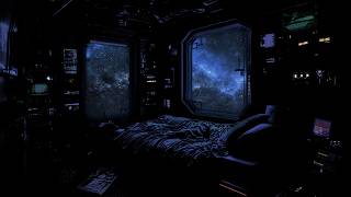 🎵 Dark Calm Space: Endless Space Journey | Smooth Space Rumble with Ambient Music | 4k | 10 hours