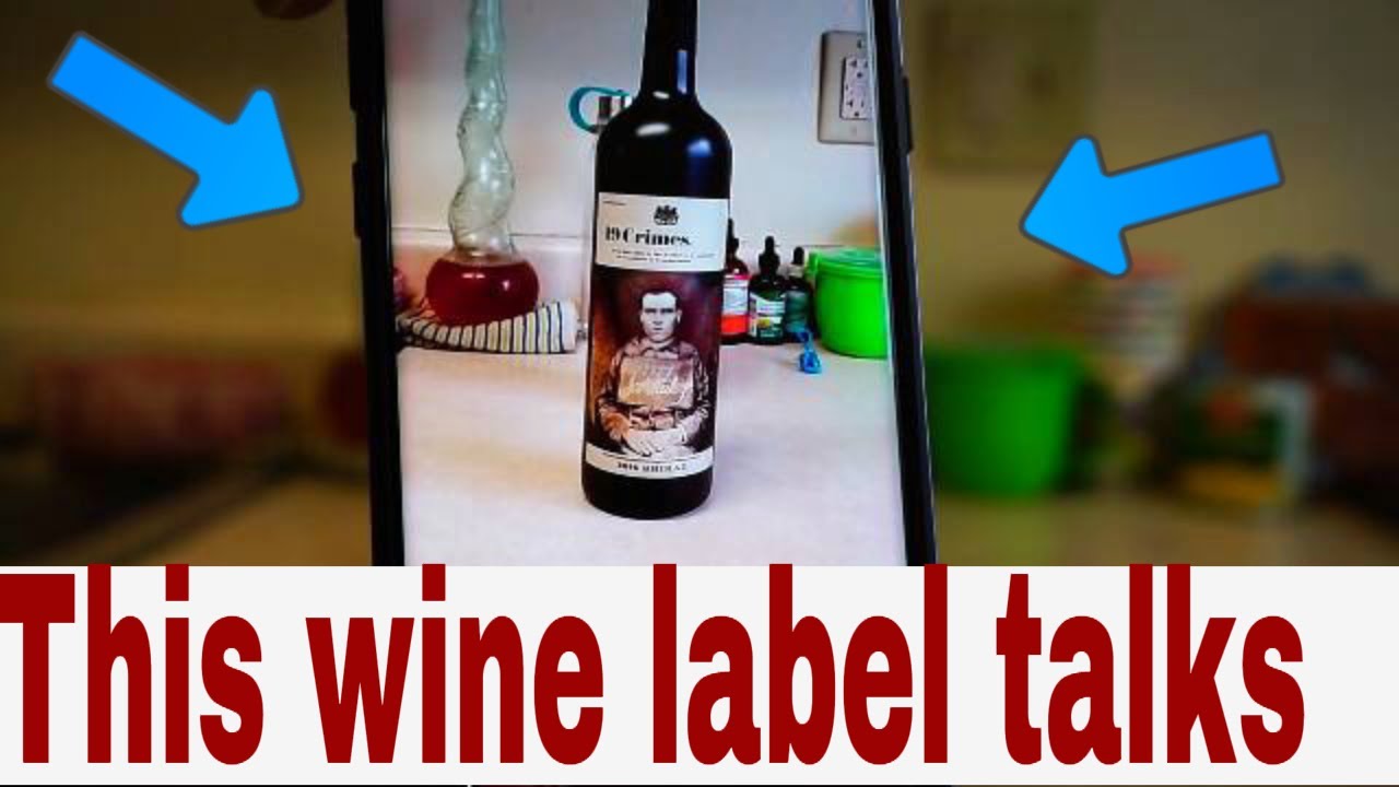 Wine label comes alive