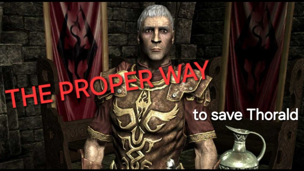 Thorald How to Rescue Thorald from Thalmor Custody - YouTube