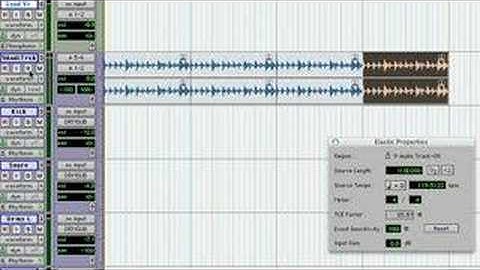 Pro Tools®  7.4 - Making Audio Files Elastic