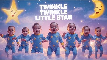 Twinkle Twinkle Little Star 🌟 | Nursery Rhyme & Kids Dance Song | Baby Dancing Cute for Children